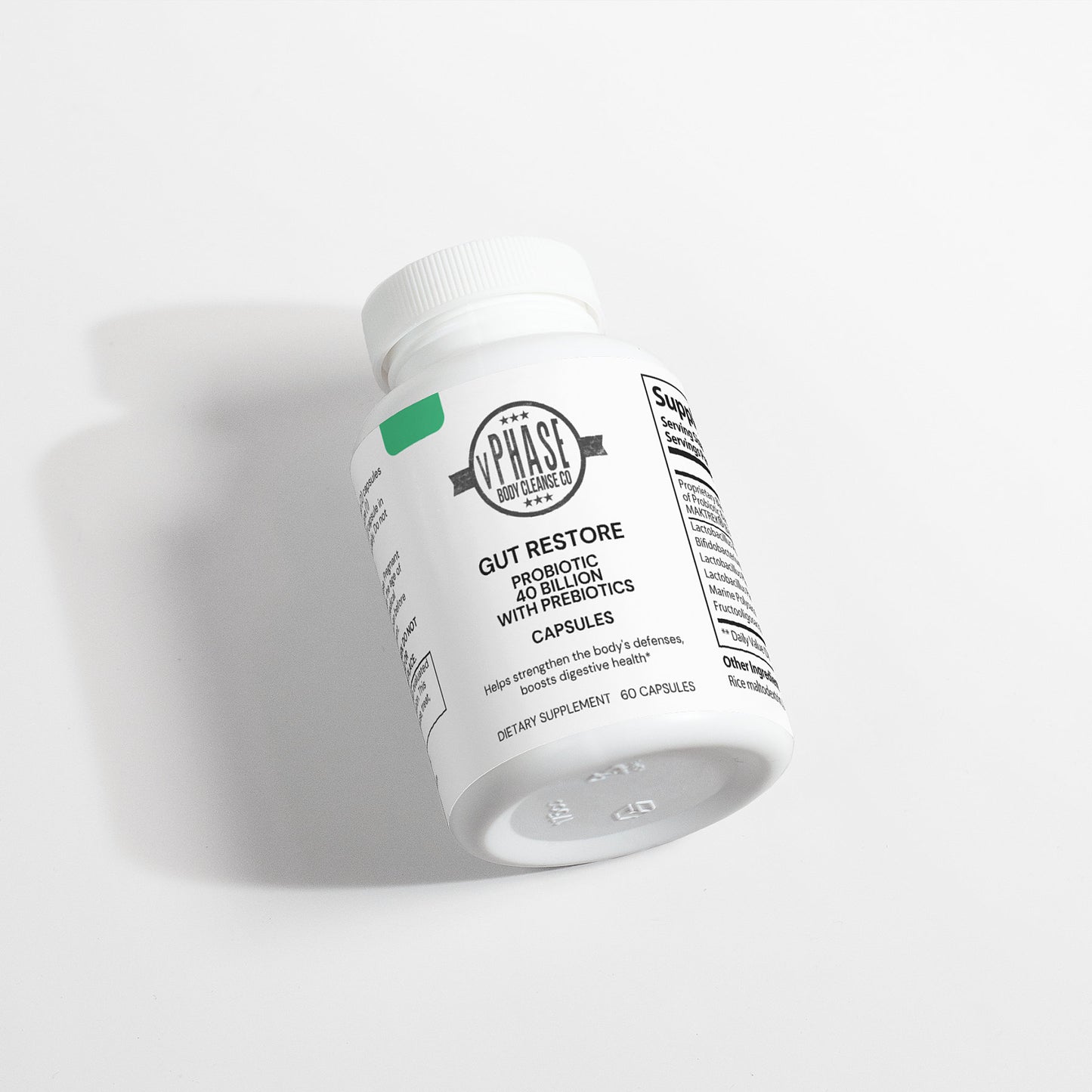 Gut Restore Probiotic 40 Billion with Prebiotics
