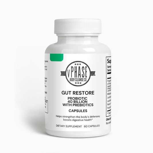 Gut Restore Probiotic 40 Billion with Prebiotics