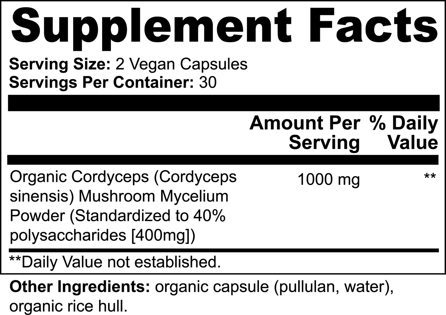 vCordyceps Shrooms